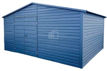 Zahradní domek 5x4m -  Dvoukřídlá vrata- Antracit -  střecha  sedlová TS723