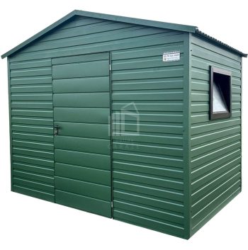 Zahradní domek 3x2m -  dveře -  zelená -  střecha sedlová TS866