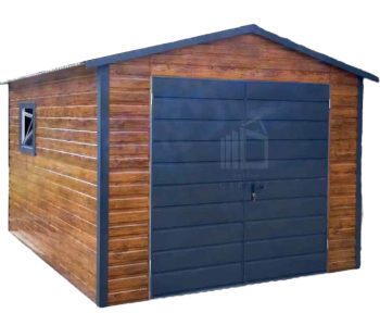 Zahradní domek 3m x 5m - vrata - okno - imitace dřeva TS487 3x5