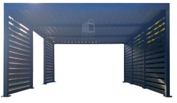 CarPort PREMIUM - Přístřešek pro auto 5x6 - antracit - Doplnkové příslušenství TS1222